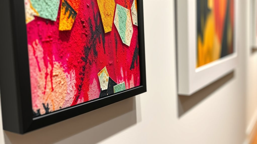 choose matting for artwork