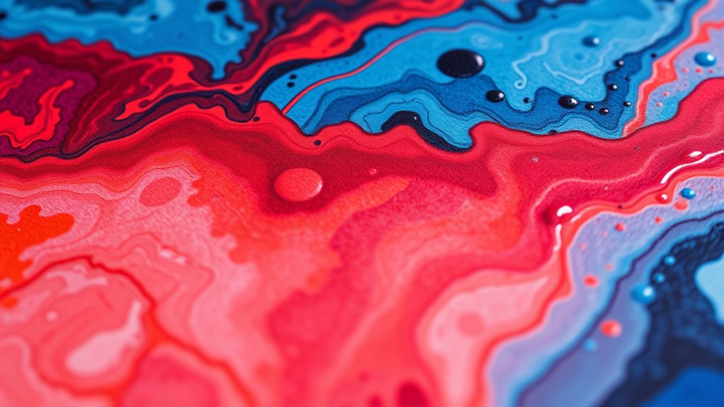 contrast through layered colors