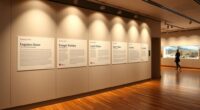 create engaging wall labels