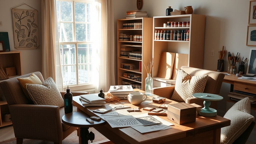 create inspiring creative space