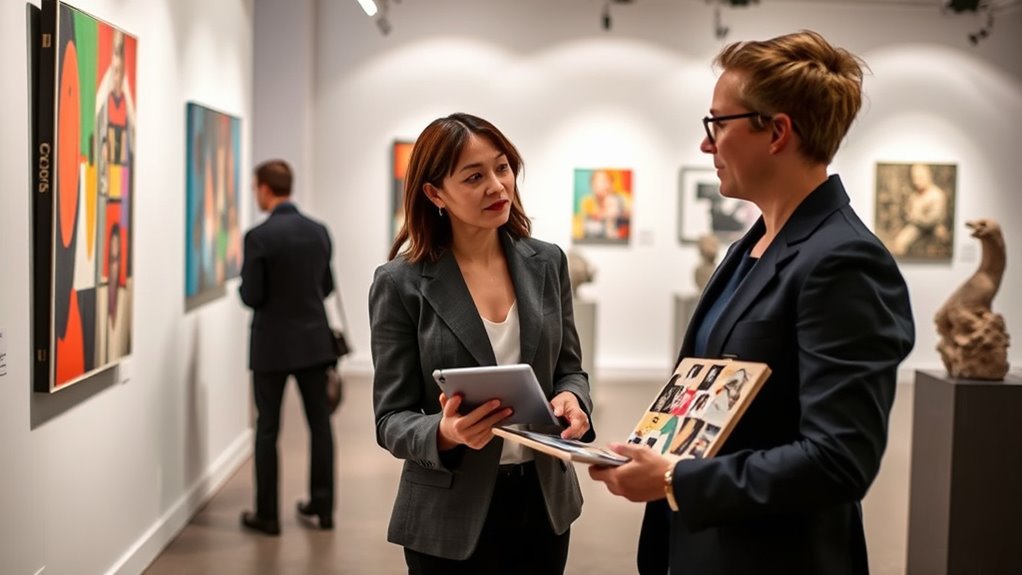 curators shape contemporary galleries