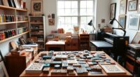 home printmaking studio setup
