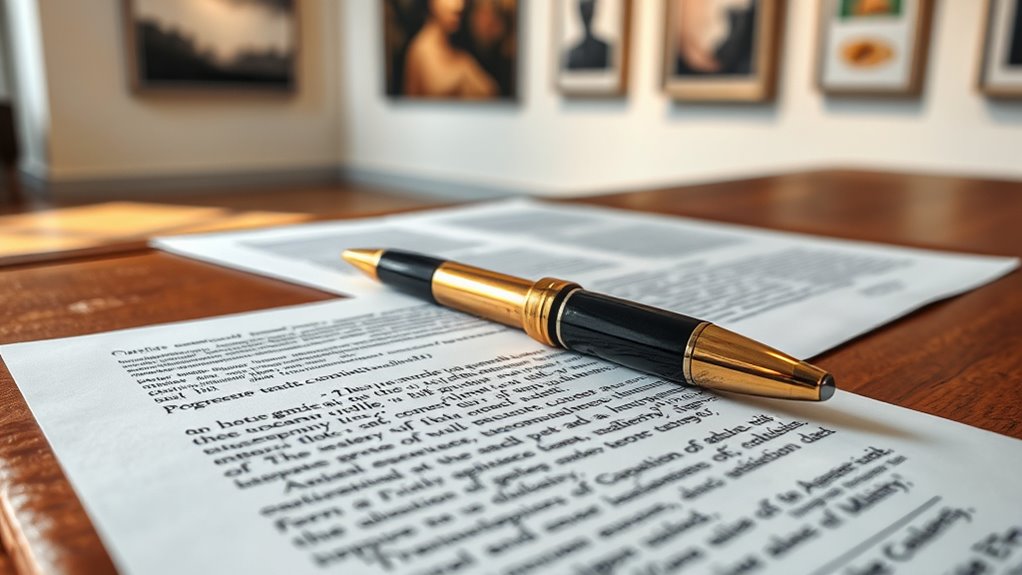 insurance clauses protect artwork
