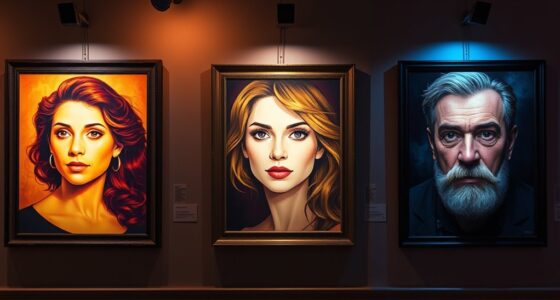 lighting influences art perception