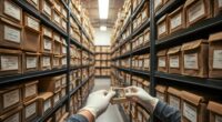 photograph archival storage setup