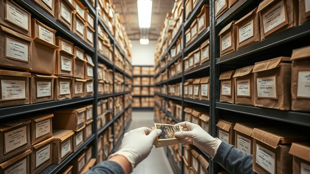 photograph archival storage setup