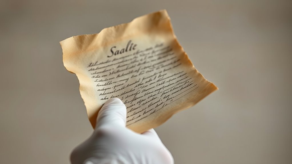 preserving parchment documents properly