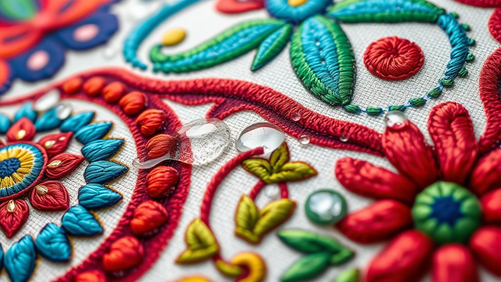preserving vibrant textile colors