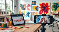 promoting art through platforms