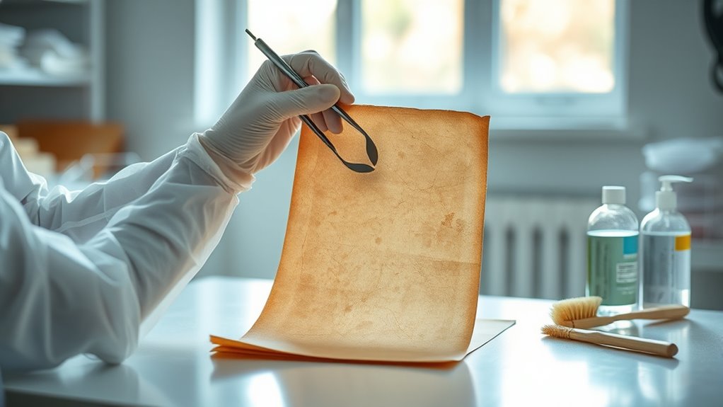 safe paper cleaning techniques
