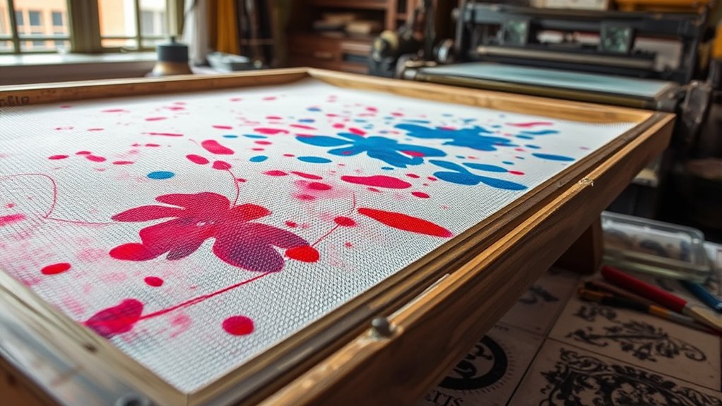silk screen printing history