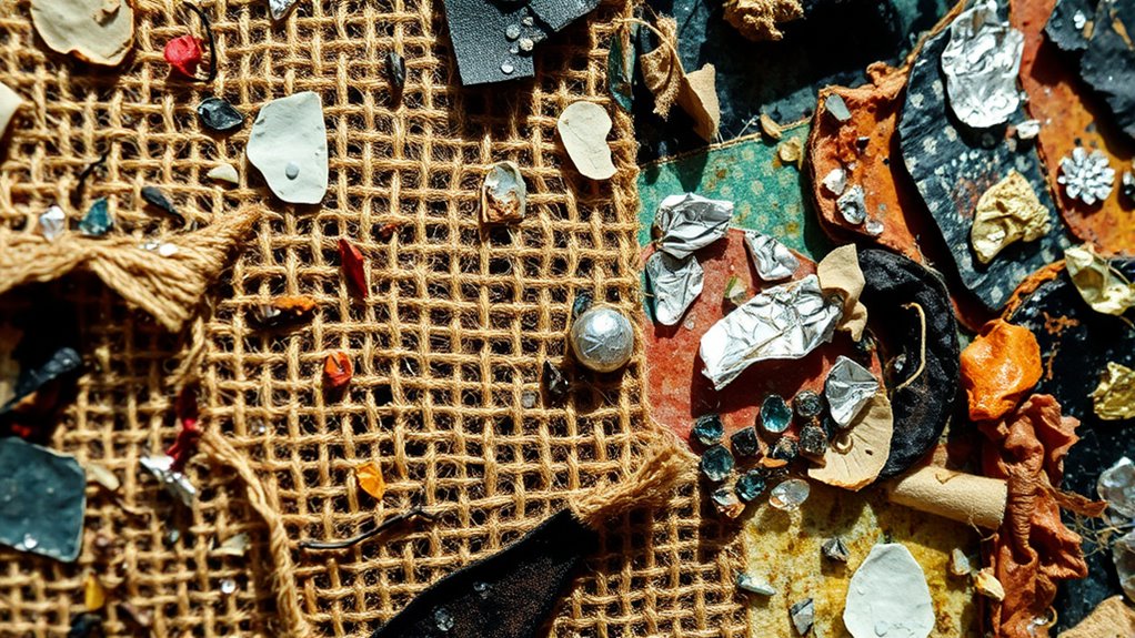 texture through material layering