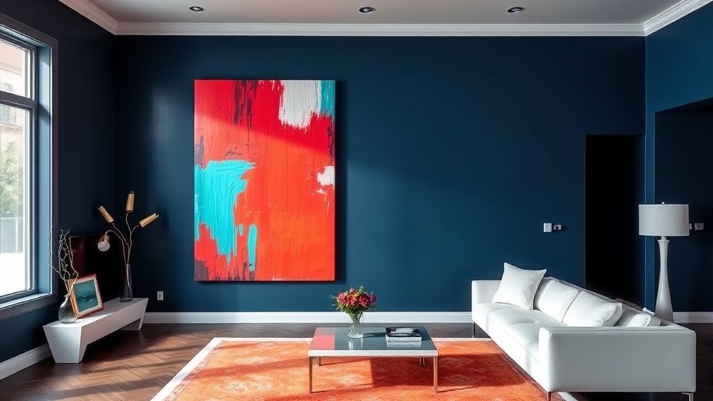 use complementary contrasting colors