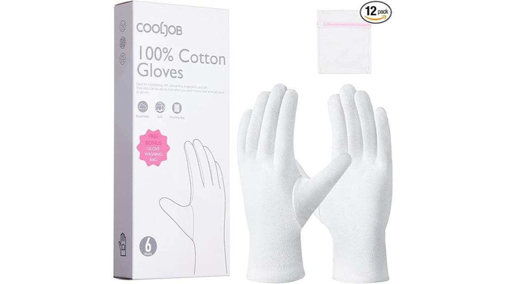 100 cotton gloves pack