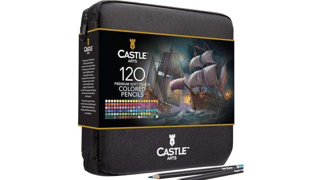 120 colored pencils