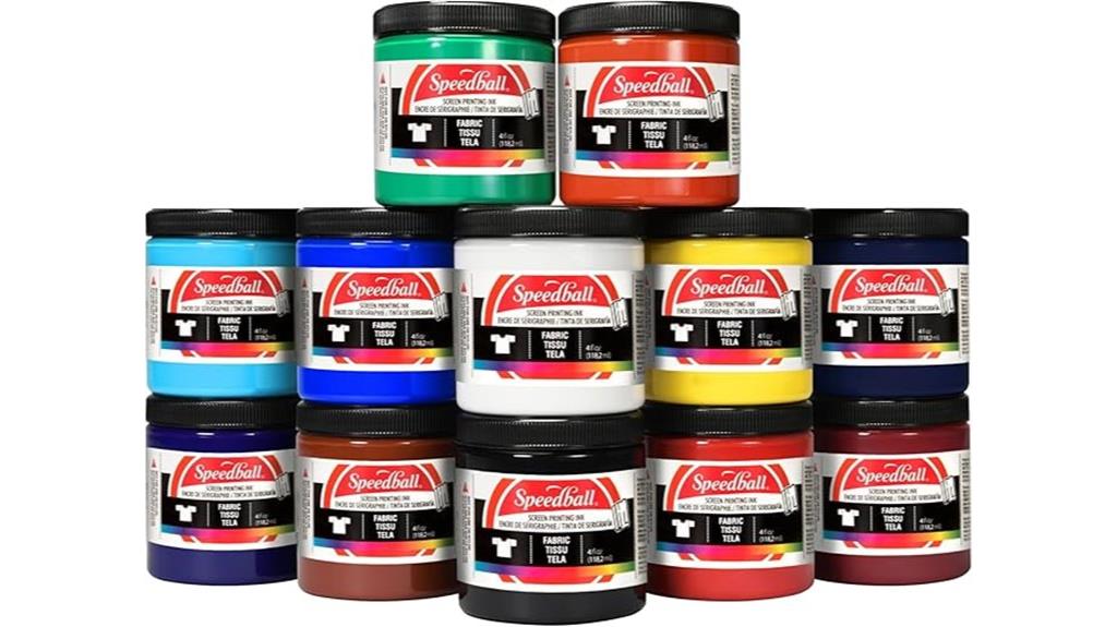 12 color fabric ink set