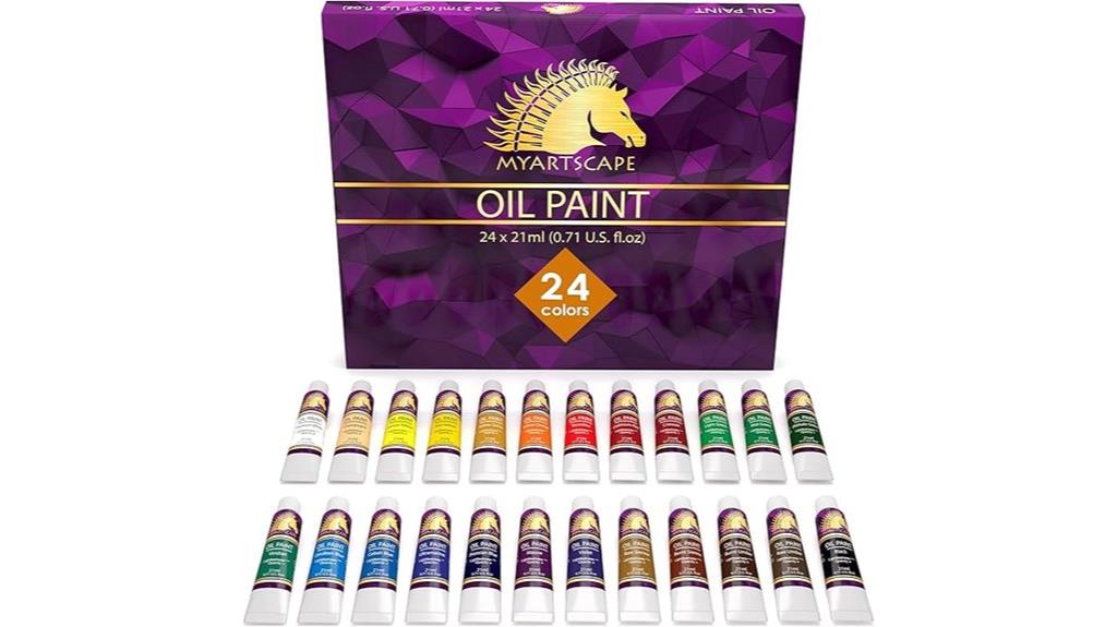 24 tube oil painting set
