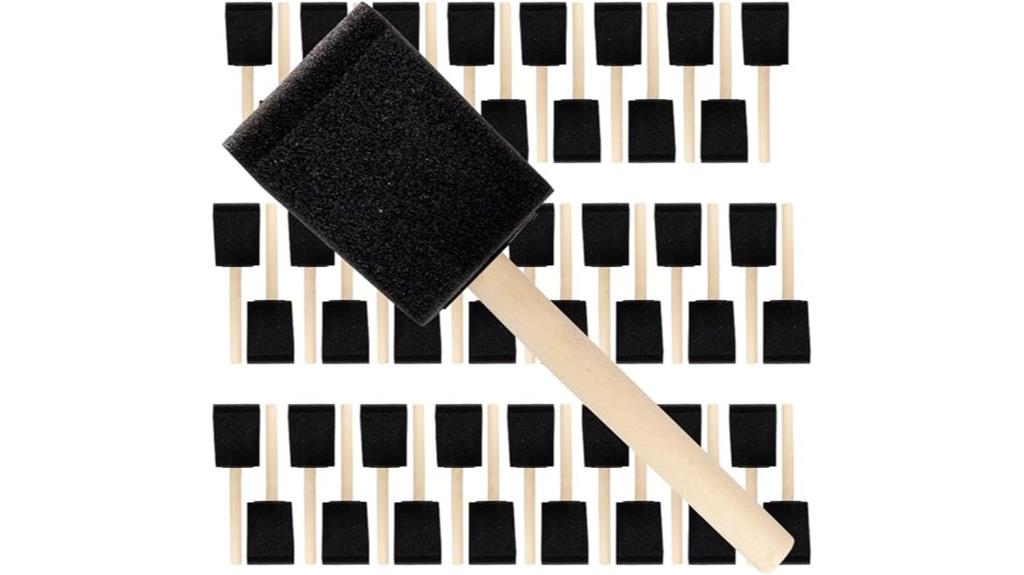 48 piece foam brush set