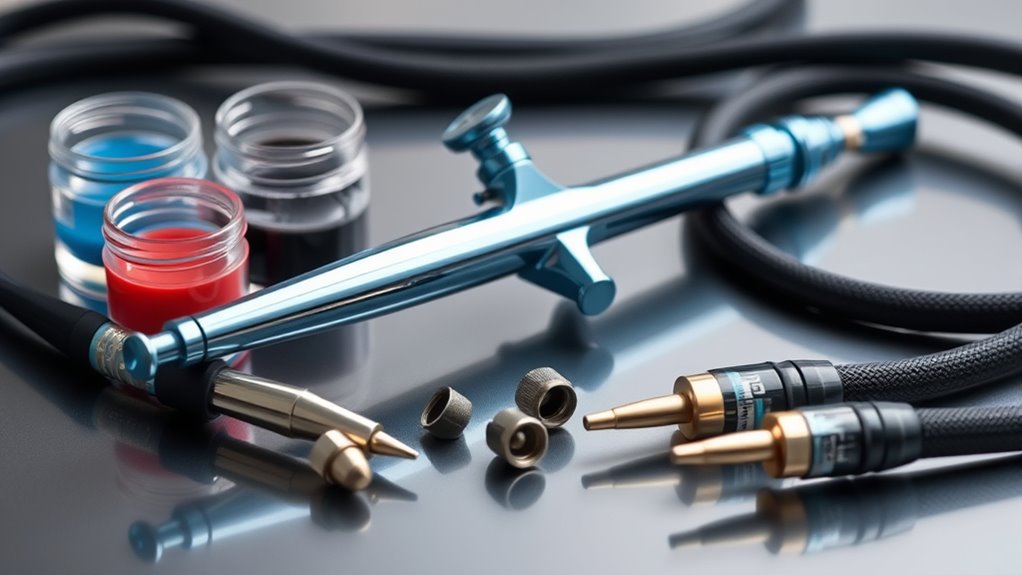 airbrush compatibility and features