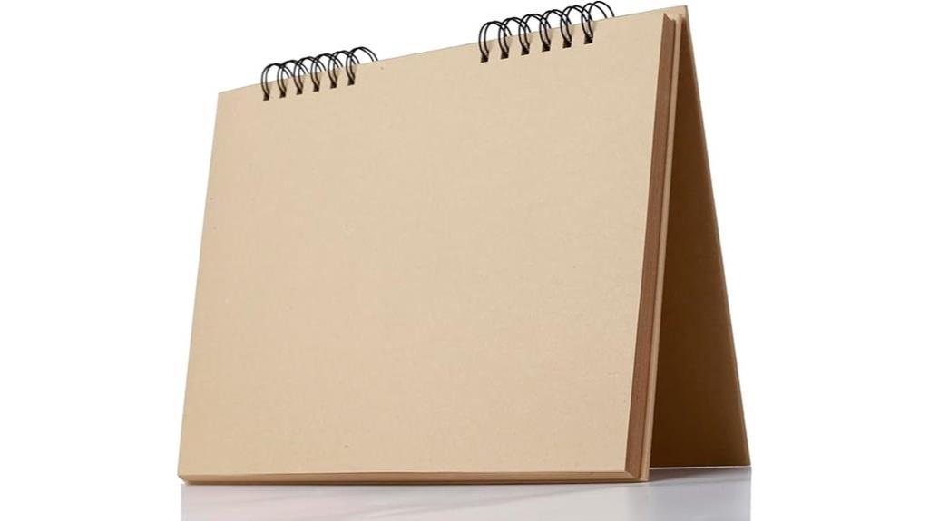 artist sketchbook toned tan