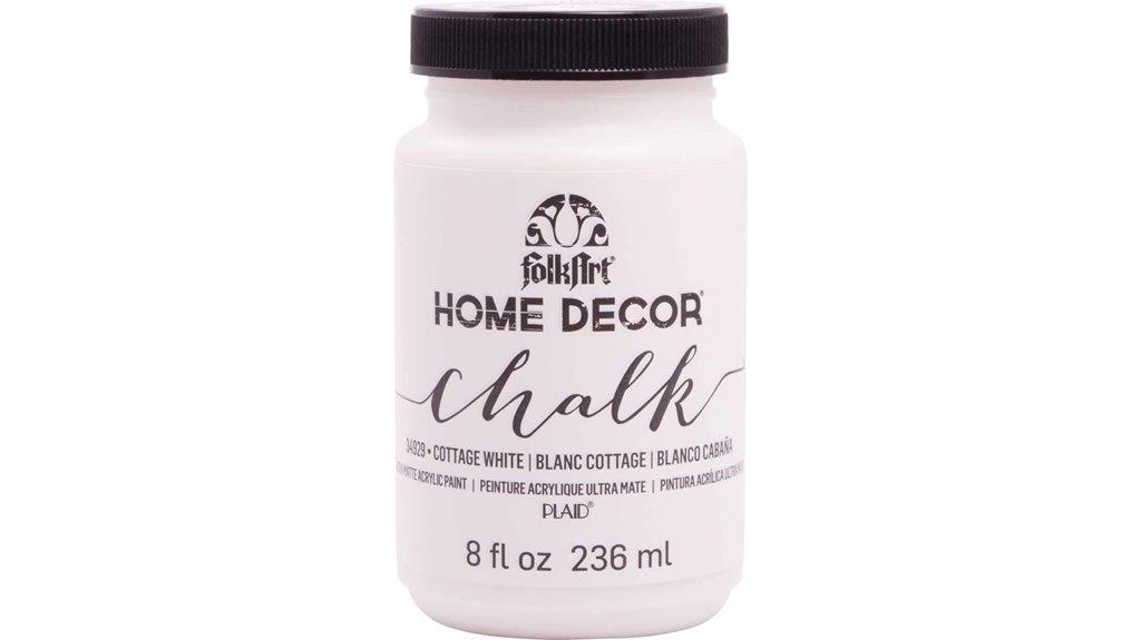 assorted chalk paint bottles