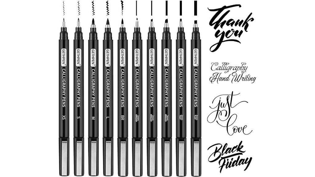 beginner calligraphy brush set