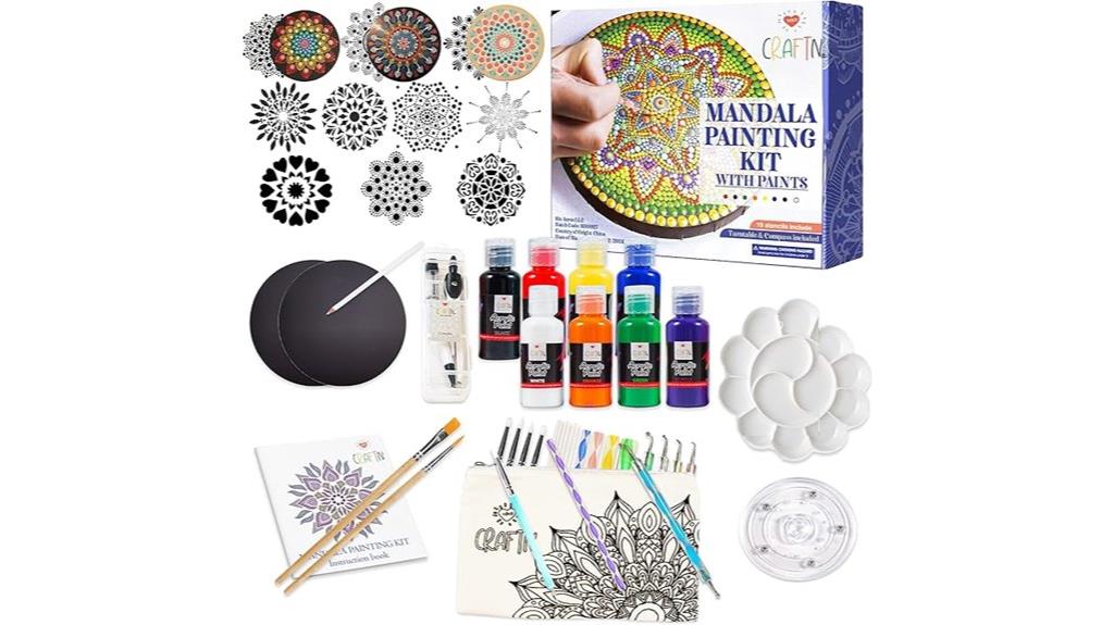 beginner mandala painting kit