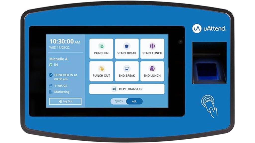 biometric time clock system