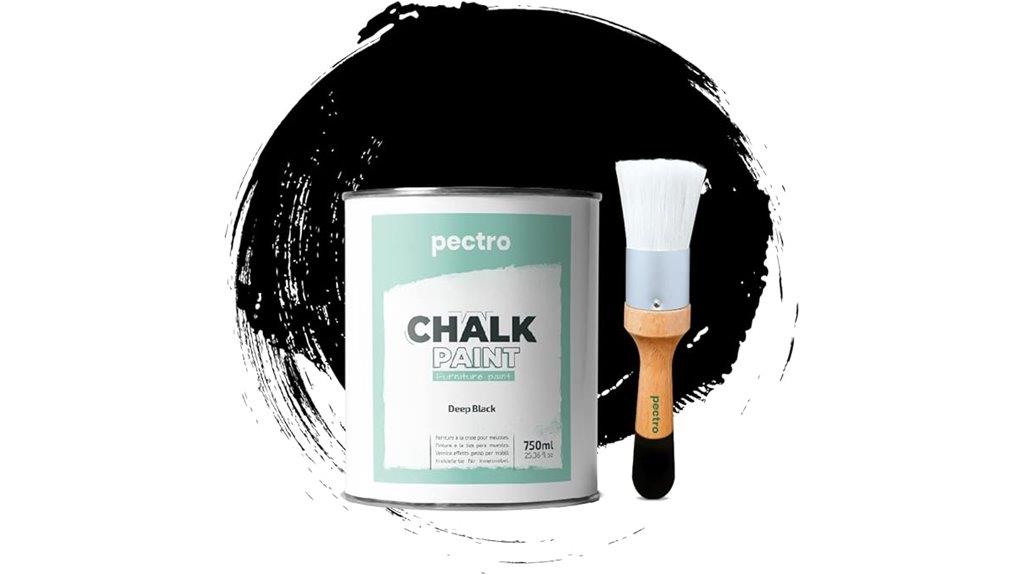 black chalk paint set