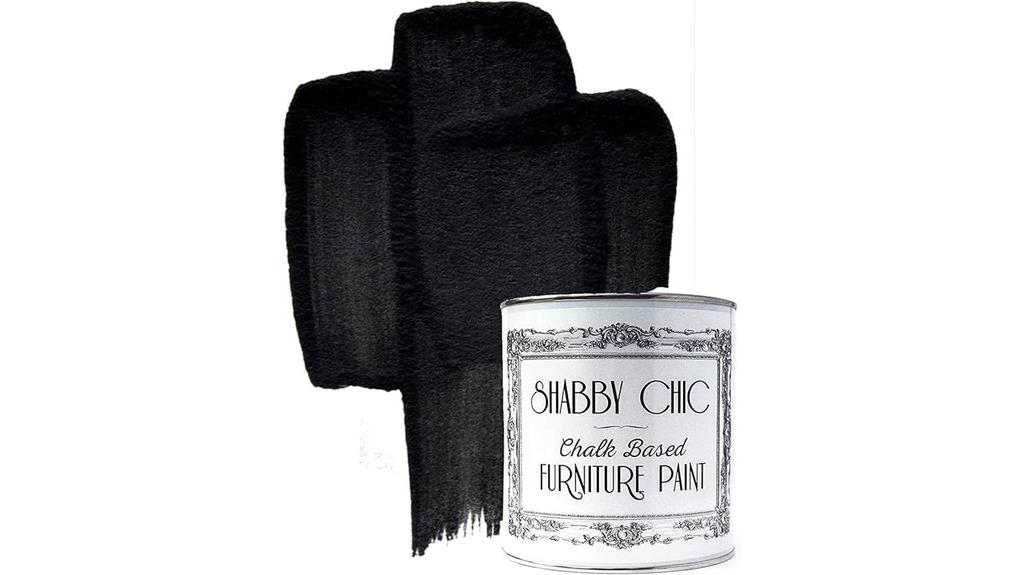black liquorice chalk paint