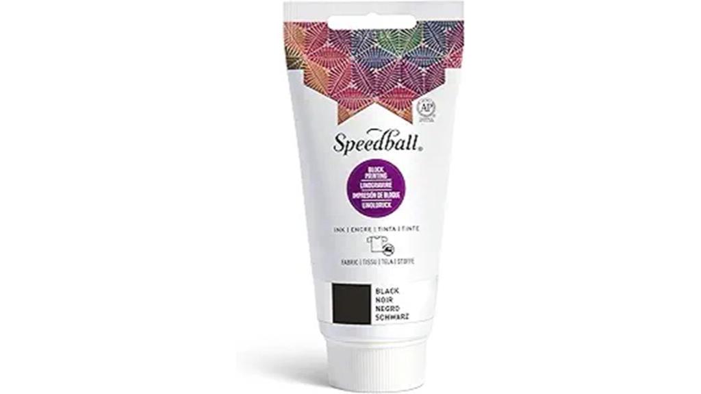 black speedball fabric ink