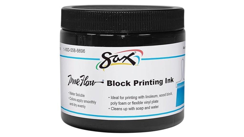 black water soluble ink