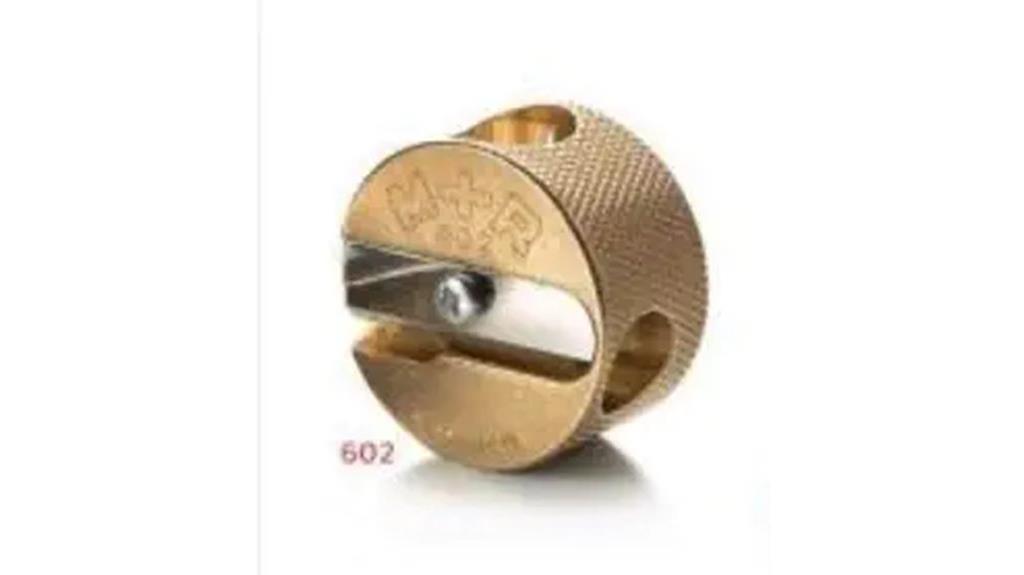brass artist pencil sharpener