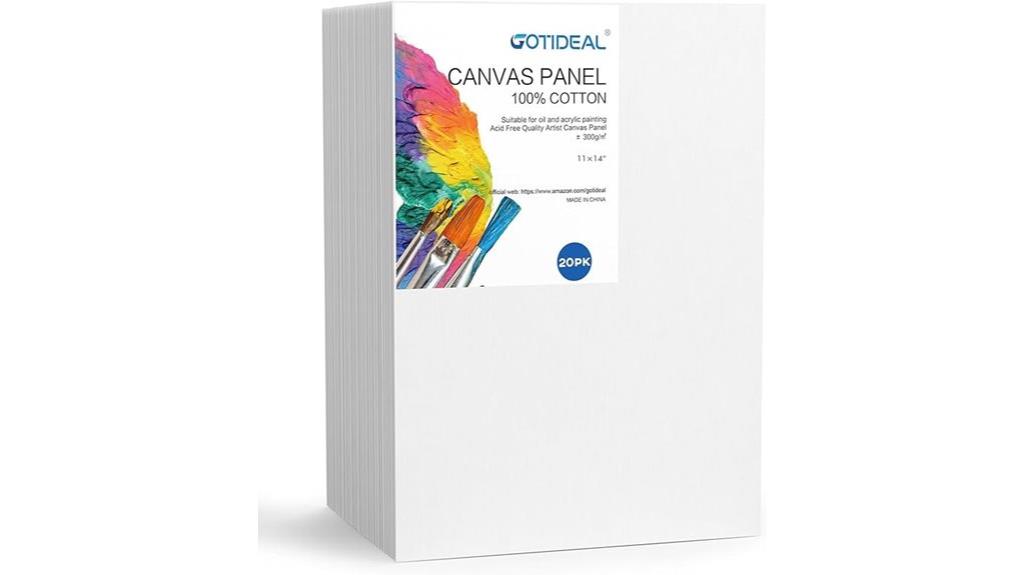 bulk canvas boards pack