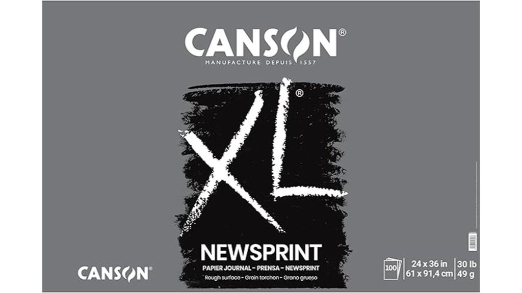 canson xl newsprint pad