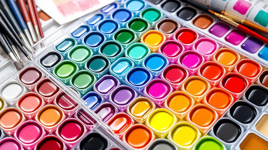 choose vibrant safe watercolor sets