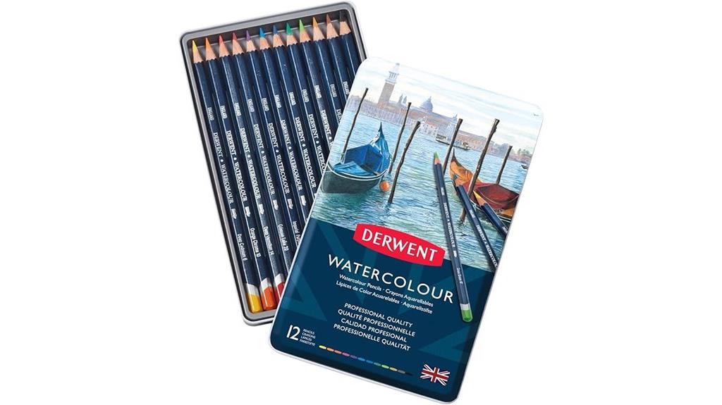 colored watercolor pencil set