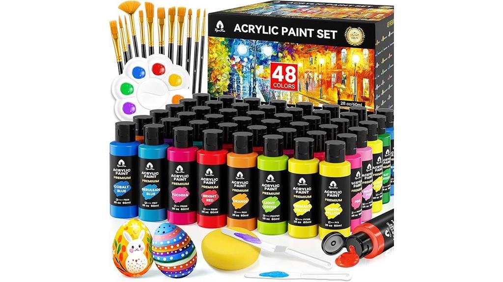 complete acrylic painting kit