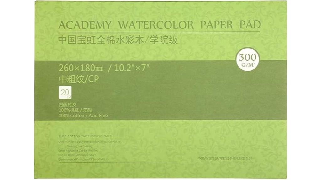 cotton watercolor paper block