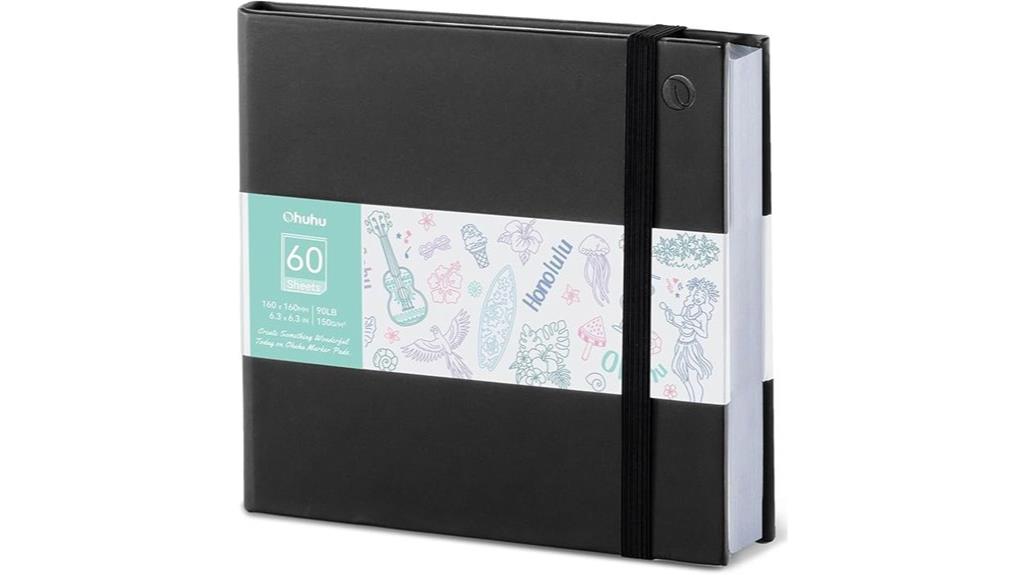 double sided art sketchbook