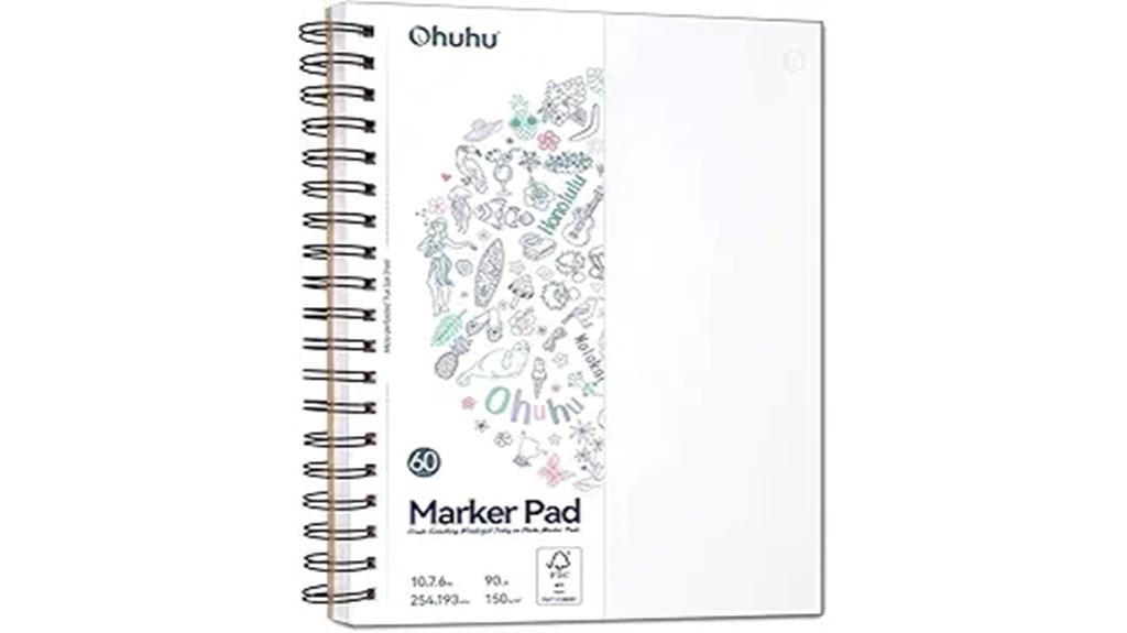 double sided sketch pad