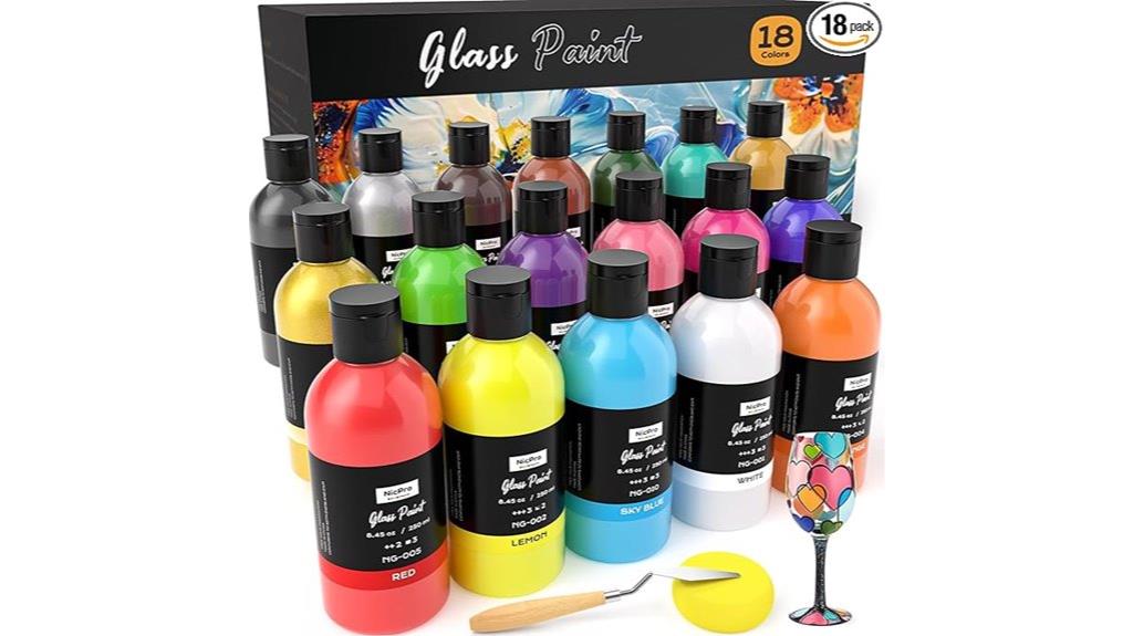 eighteen color acrylic set