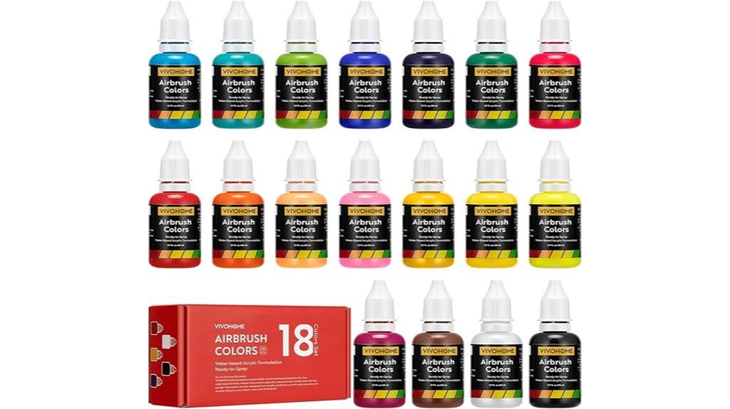 eighteen color airbrush kit