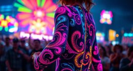 festival ready vibrant body paints