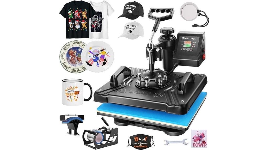 five in one heat press