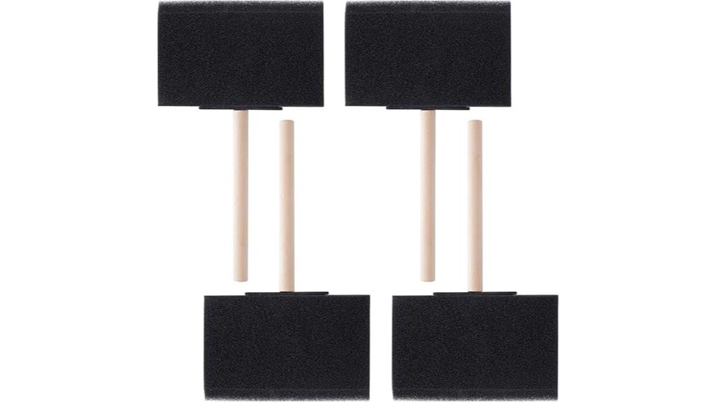 four inch foam paint brushes