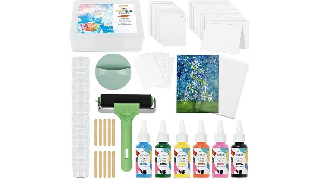 gel printing art kit