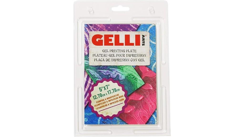gel printing plate 5x7