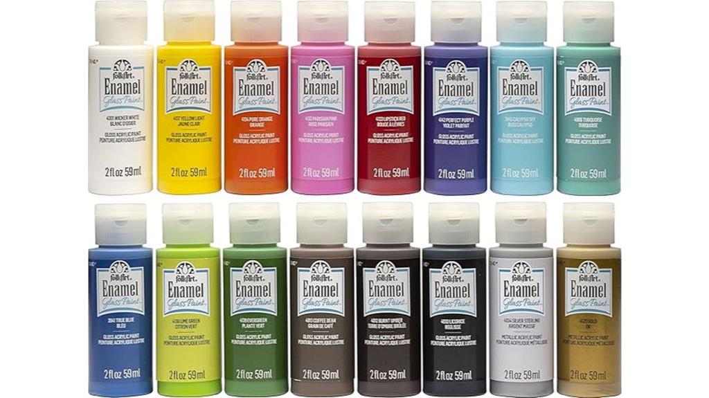 glossy acrylic craft set