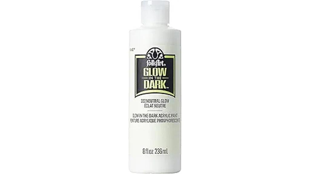 glow in the dark acrylic paint